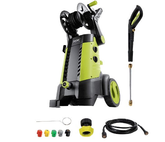 Sun Joe SPX3001 14.5 Amp Electric Pressure Washer with Hose Reel –