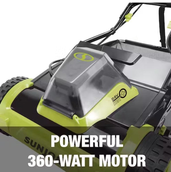 Sun Joe 48-Volt iON+ Cordless Brushless Lawn Mower Kit (24V-X2-16LM)